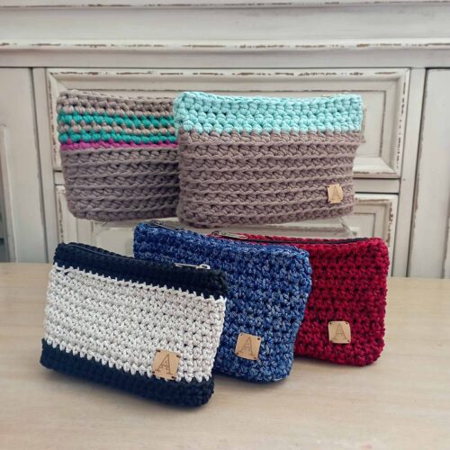 Πλεκτά πορτοφόλια