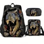 σετ σχολική τσάντα τυραννόσαυρος Ρεξ