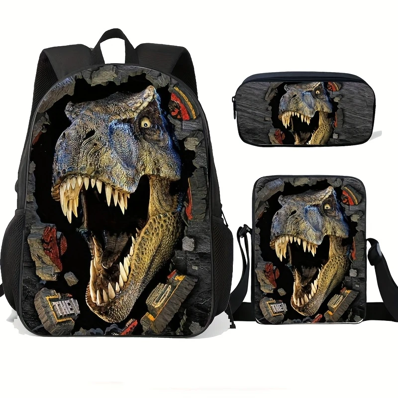 σετ σχολική τσάντα τυραννόσαυρος Ρεξ
