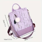 Σακίδιο πλάτης με λουλούδια