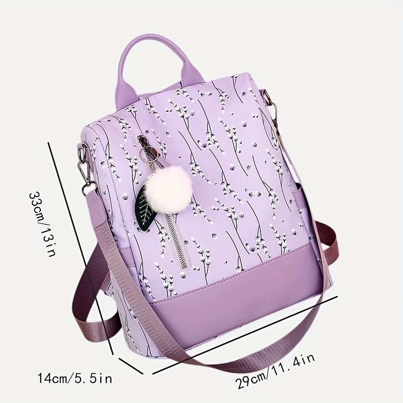 Σακίδιο πλάτης με λουλούδια